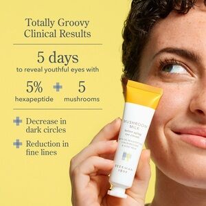 Beekman 1802 Mushroom Milk Wrinkle-Smoothing Eye Cream • 0.68 fl oz • NEW